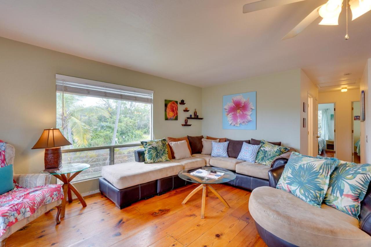 Breezy Kailua-Kona Bungalow With Lanai And Ocean View! Екстер'єр фото