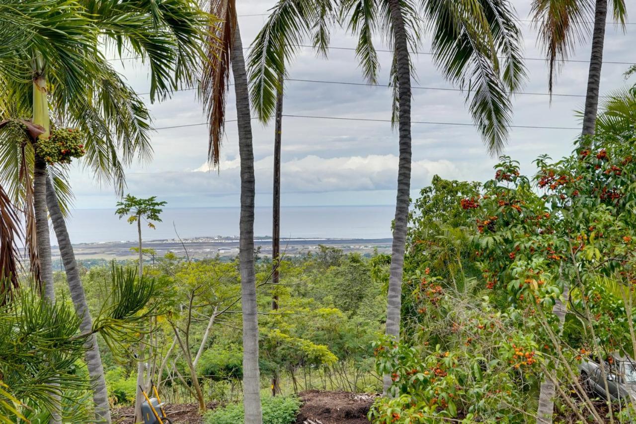 Breezy Kailua-Kona Bungalow With Lanai And Ocean View! Екстер'єр фото