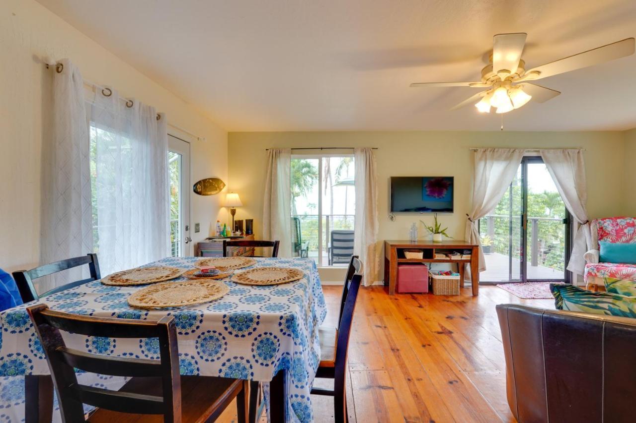 Breezy Kailua-Kona Bungalow With Lanai And Ocean View! Екстер'єр фото