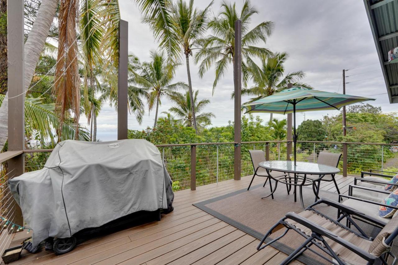 Breezy Kailua-Kona Bungalow With Lanai And Ocean View! Екстер'єр фото