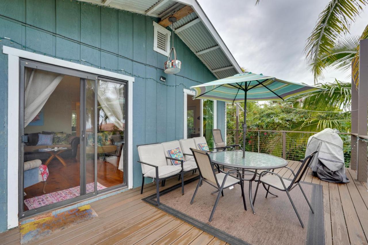 Breezy Kailua-Kona Bungalow With Lanai And Ocean View! Екстер'єр фото